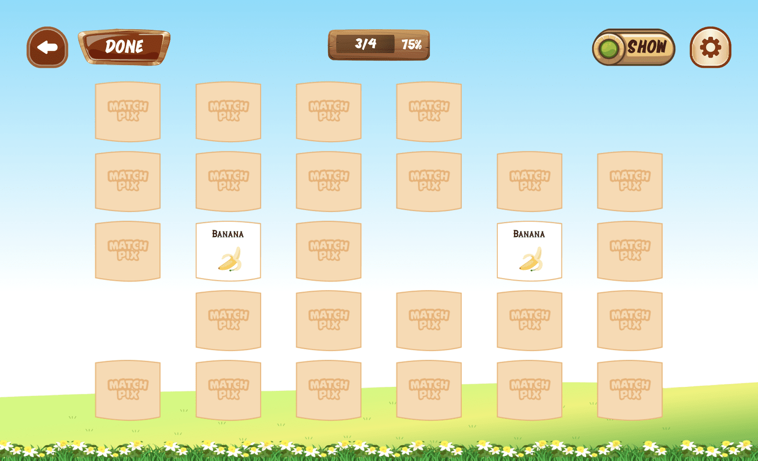 Matching Game Screenshot